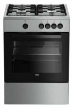 Cuisinière Beko 4 Feux dimension 60×60 semi inox
