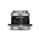 Cuisinière 5 feux Smart Technology dimension 90×60 inox full option