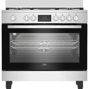 Cuisinière Beko Mixte 5 Feux – 90 cm – Gaz et Électrique