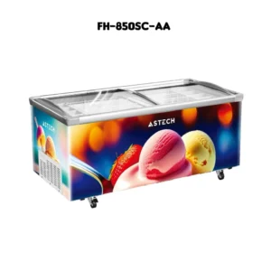 Congélateur Horizontal Astech 761 Litres – Vitrine NoFrost – Modèle FH850SCAA