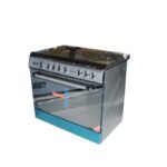 CUISINIERE MIDEA 5FEUX 90X60 INOX 90605G030