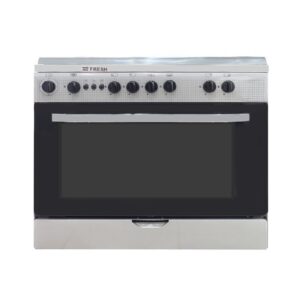 CUISINIERE FRESH 5FEUX 90X60 A GAZ GRIS 14003 CB
