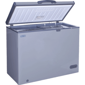 Congélateur Coffre Solstar horizontal une porte 540 Litres en vitrine