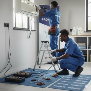 Installation de climatiseur — Fraîcheur maîtrisée, service soigné