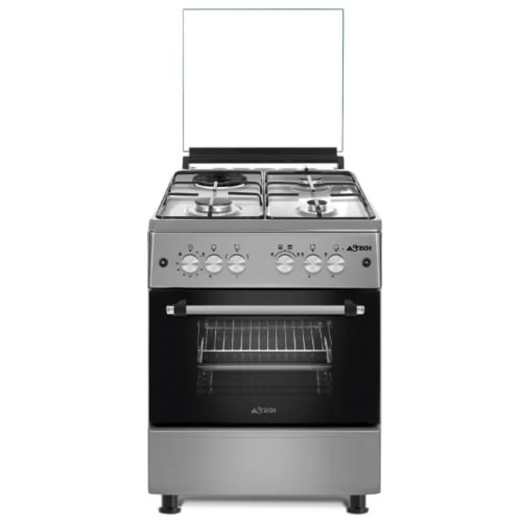 Cuisinière ASTECH 4 Feux 60X60 1 Feu Electrique 3 Feux a Gaz