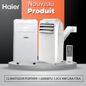 Climatiseur Haier Portatif 12000BTU 1.5CV Split mobile