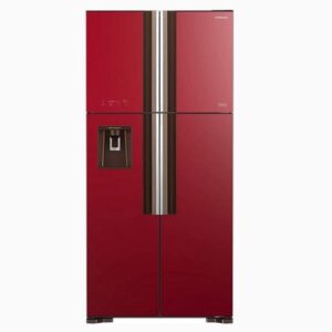 Réfrigérateur Hitachi Side By Side No Frost Rouge avec fontaine 586 L