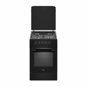 Cuisinière 4 feux Haier dimension 50×50 Noir 1040EGB