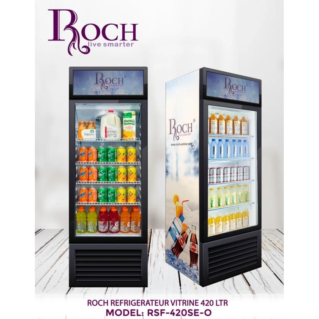 Réfrigérateur Roch Vertical Vitrine RSF420SE