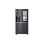 Réfrigérateur LG Side by Side GCX257 CQVV Matte Noir avec Fontaine Knock Knock
