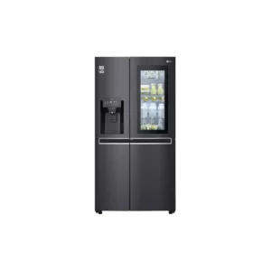 Réfrigérateur LG Side by Side GCX257 CQVV Matte Noir avec Fontaine Knock Knock