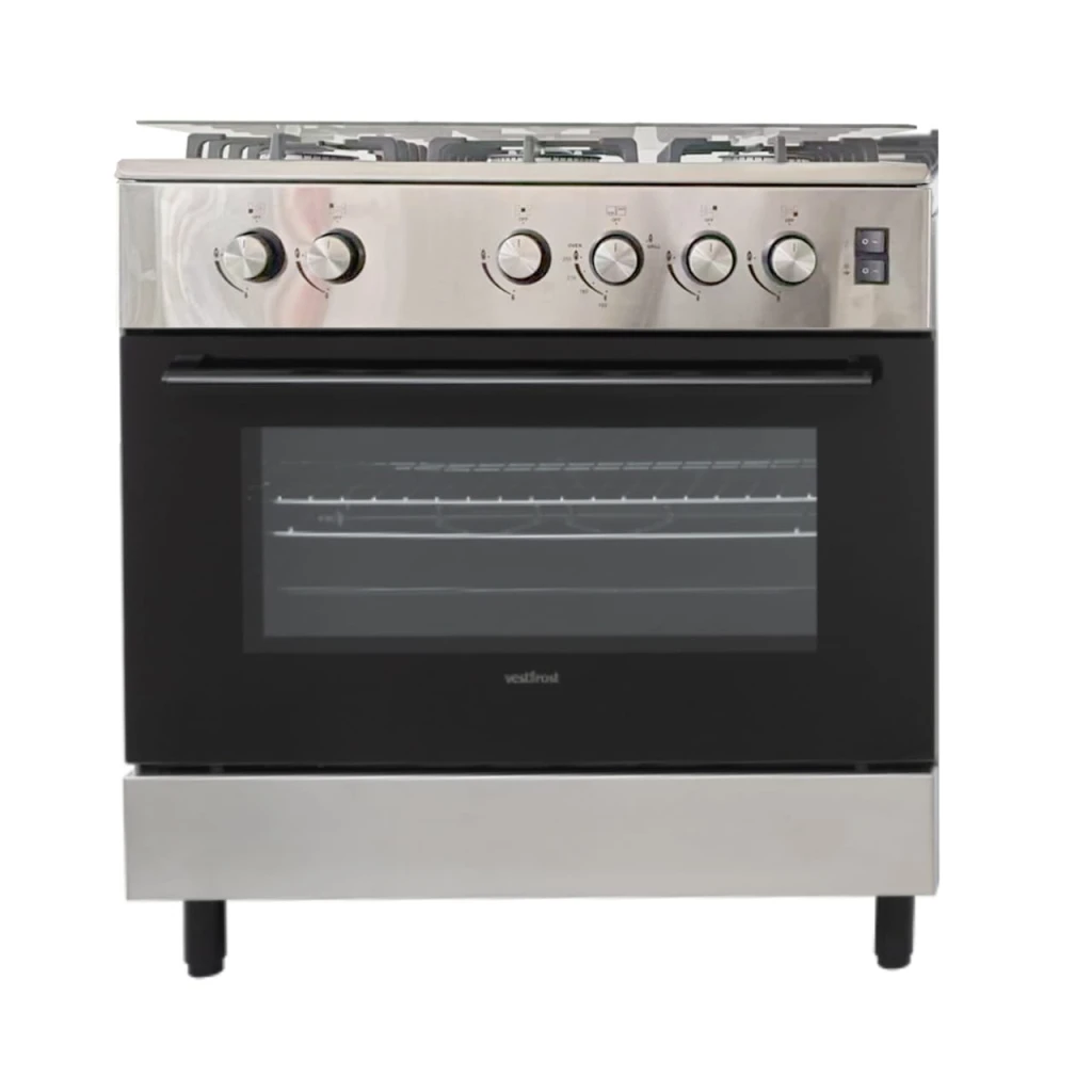 Cuisinière TECHNOLUX 5 Feux 80×60 Gaz Inox – TEC80