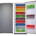 Congélateur vertical Sharp de 195 Litres avec 8 tiroirs