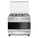 Cuisinière Astech dimension 90×60 5 Feux Full Option Ventilo + Four Elect CK97MS
