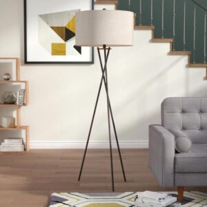 FLOORLAMP ELITE NOIR/BLANC